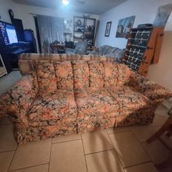 Lazy Boy   Matching  Retro Couch & Loveseat