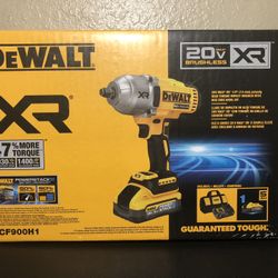 DEWALT 20V MAX XR Lithium-Ion Cordless 1/2 in. Impact Wrench with Hog Ring Anvil Kit
