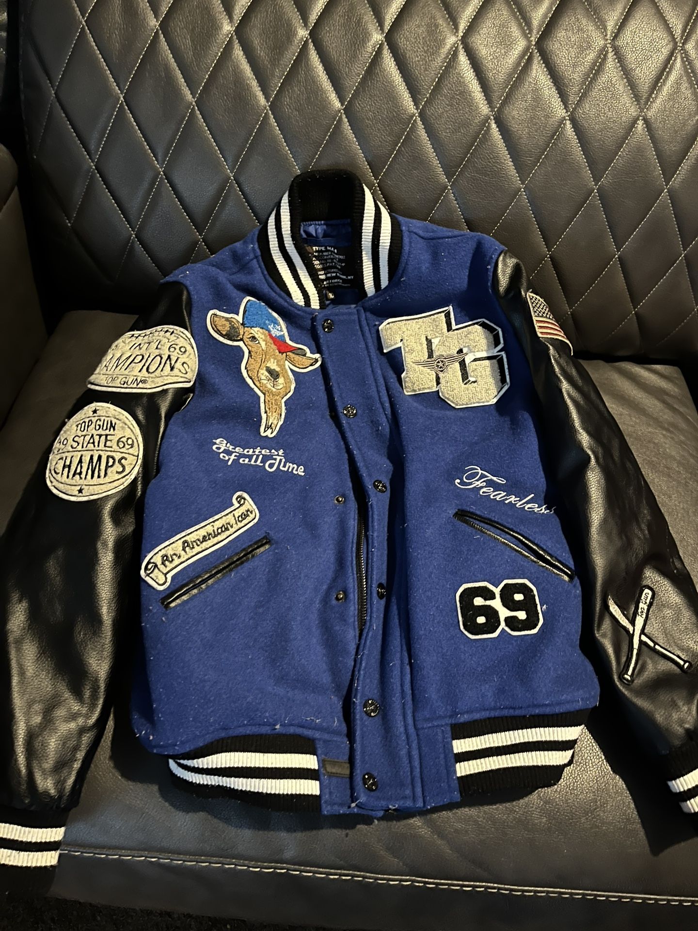 Top Gun Boys Varsity Jacket