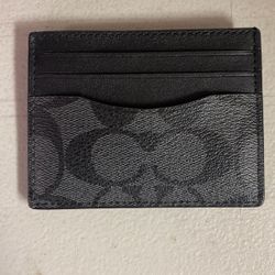 Coach Flat Card Case Wallet 