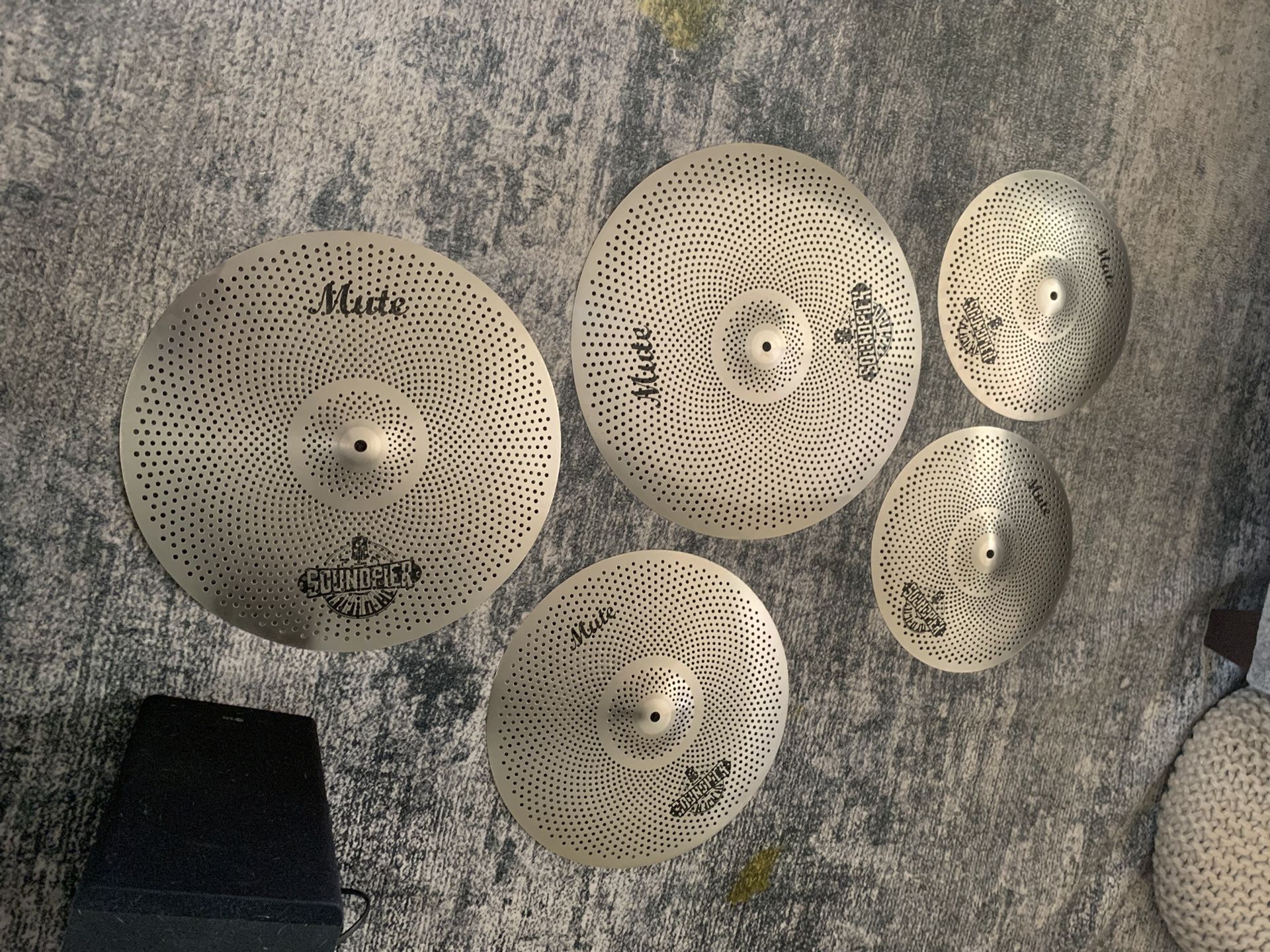Muted Drum Cymbals