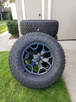 Dodge Ram TRX Wheels And Tires 35”  $1399 Firm Price 