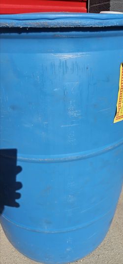 Big Blue tank/barrel.