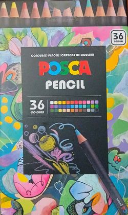 Posca Colored Pencils 4.0mm 36ct