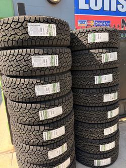 275/60r20 Kuhmo tires nuevas con 50,000 millas de garantía las 4