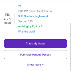 Kanye west ticket SOFi stadium
