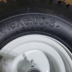 15x6 Tire And Wheel