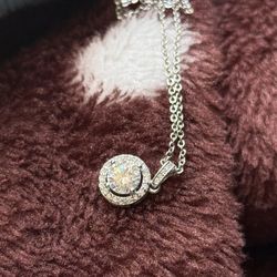 Nice Moissanite Necklace For Girlfriend 