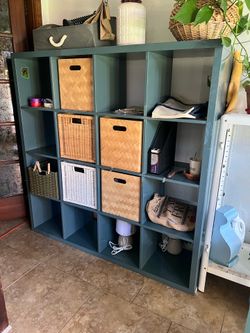 IKEA Kallax 4x4 Glossy Teal