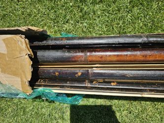 Half Round Dark Bamboo 7' Two Dozen, All For $40, Retails For $120u