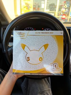30th celebration ETB pokemon card box