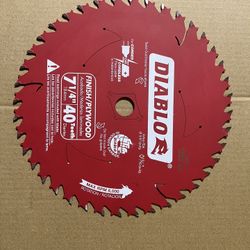 diablo  7   1/4  saw blade 