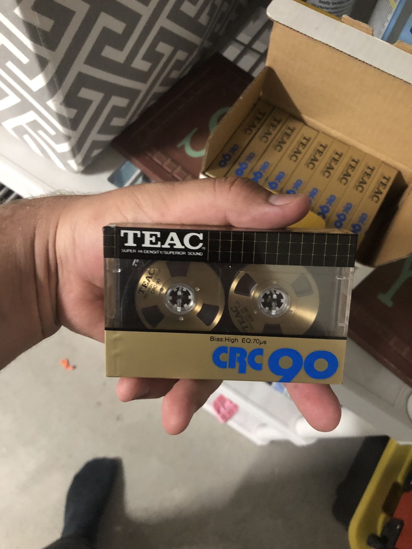 TEAC crc 90 metal reel to reel cassette (box of 10)