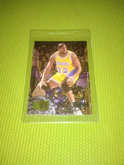 Perfect Mint 1996 Fleer Metal LA Lakers - Magic Johnson Basketball Card #161