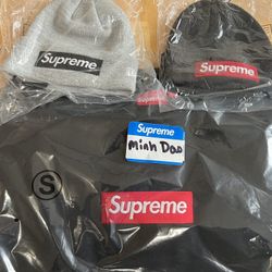 Supreme FW22 Black Box Logo Crewneck Size Small