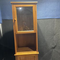 2 CURIO DISPLAY CABINETS  (DELIVERY AVAILABLE)