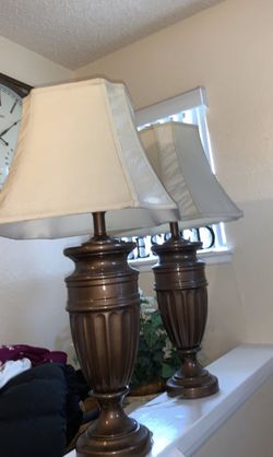Brown lamps
