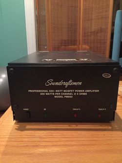 Soundcraftsman 600 watt power amplifier