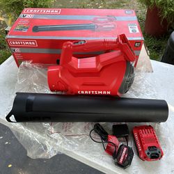 Craftsman 20-volt max 340-CFM 90-MPH Battery Handheld Leaf Blower 2Ah (Battery and Charger Included)