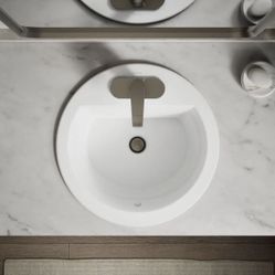 Kohler Bryant Drop-In Bathroom Sink in White Vitreous China