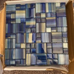 112 sq. ft glass pool tile