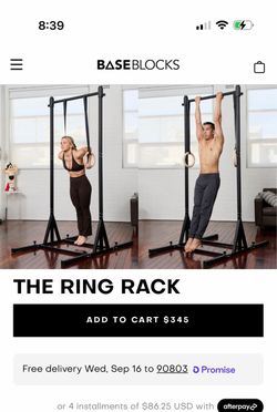 Base blocks ring rack