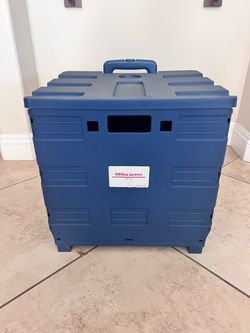 Mobile folding cart