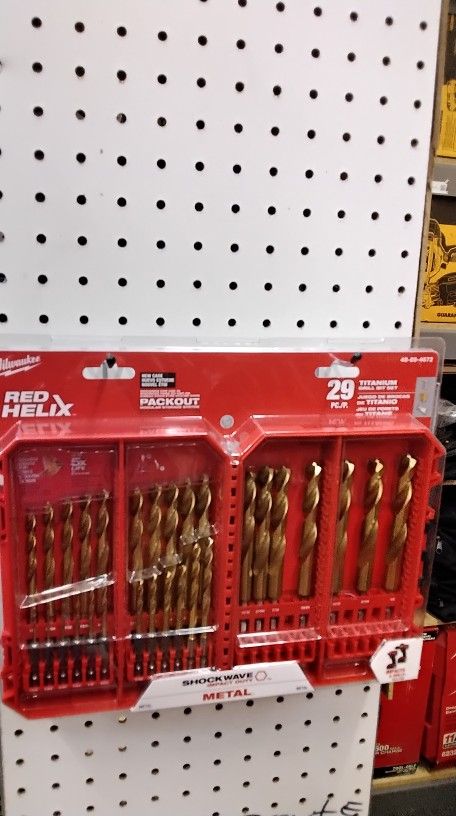 MILWAUKEE 29PC./P. TITANIUM DRILL BIT SET