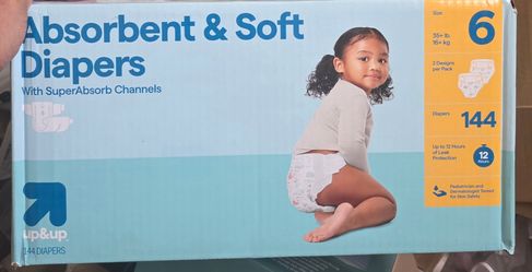Disposable Diapers - Size 6 - 144ct - up&up
