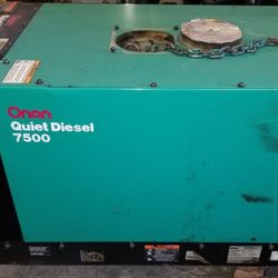 Onan 7500 Quiet Diesel  Generator 