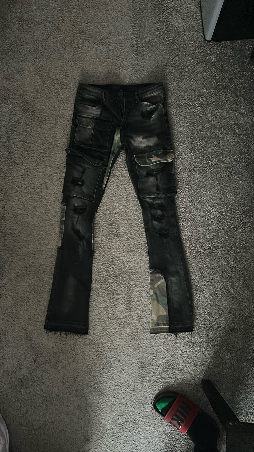 Men’s skinny Flare Jeans Camo, 29/32 Rockstar Original Stone washed