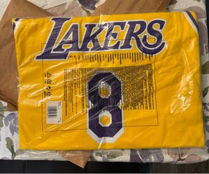 New Nike Los Angeles Lakers Kobe Bryant #8 Authentic Icon Edition Gold Leave a Legacy Jersey Size 58 XXXL