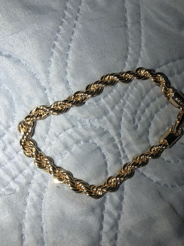14k Gold Rope Bracelet For In Raleigh Nc Offerup