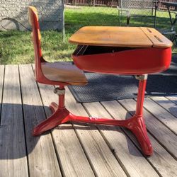 Antique Kids Desk