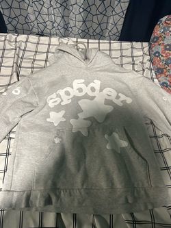 Grey spider hoodie size L