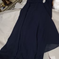 Beautiful Navy Blue Dress Size 16