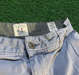 Gray Red Head Cargo Pants 