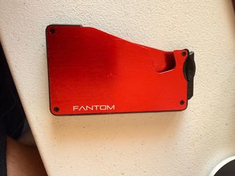 Fantom S Slim Aluminum Wallet – Red – RFID