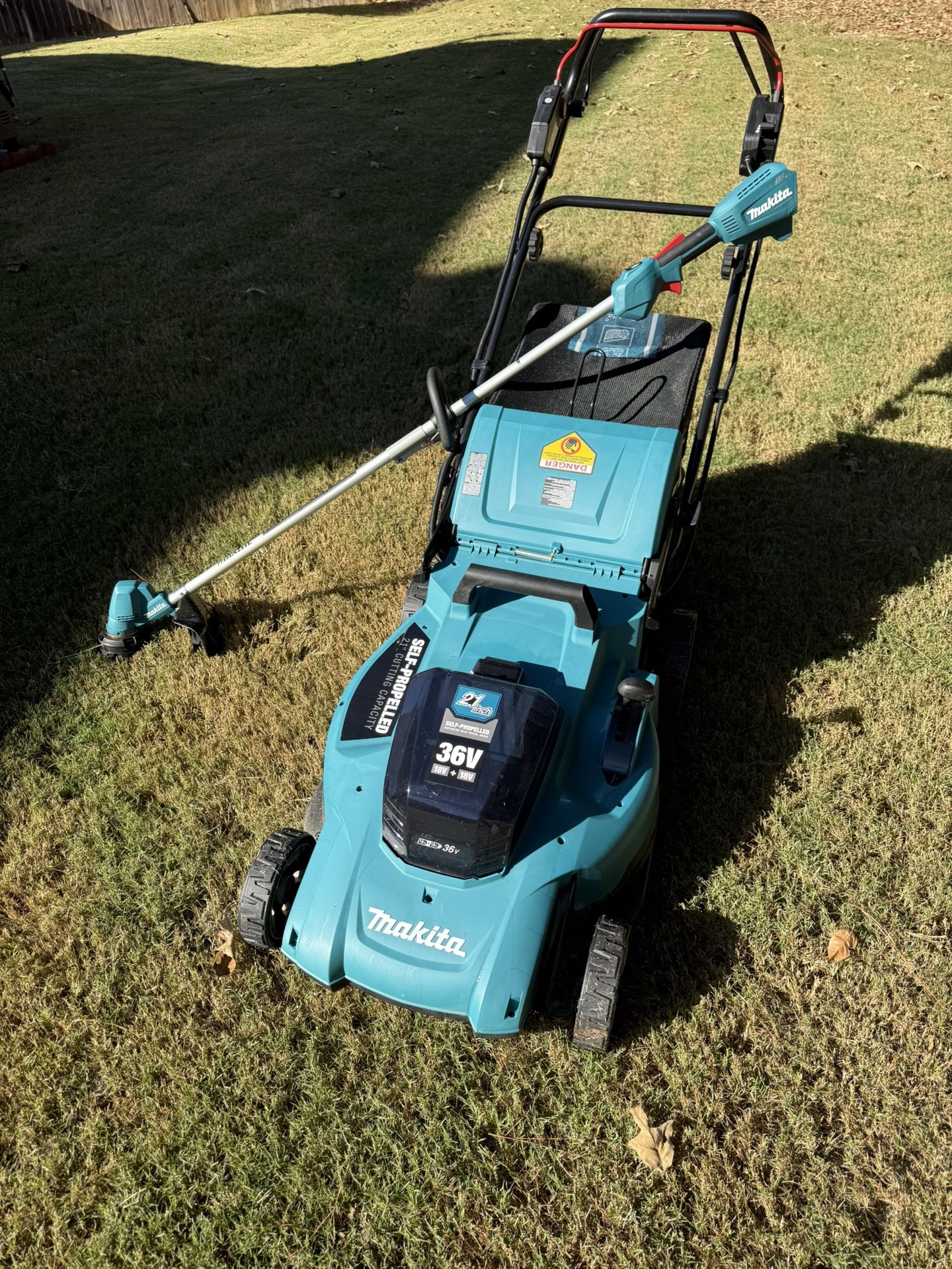 Makita (Battery Powered) Mower And Trimmer