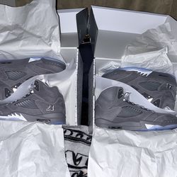 Jordan 5 Wolf gray
