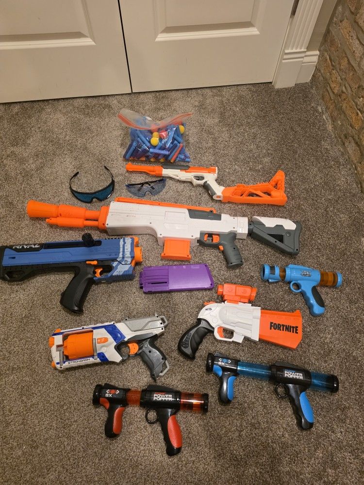 Assorted Nerf Guns