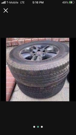 2 Only —- 265/65r17 6x139.7 6x5.5 Stock Tacoma FJ CRuiser Tacoma Lexus GX470 4Runner Yukon Tahoe Tundra Rim Wheel Tire