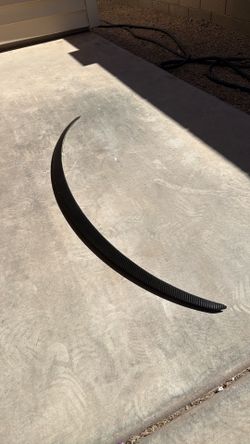 Tesla OEM carbon fiber spoiler.
