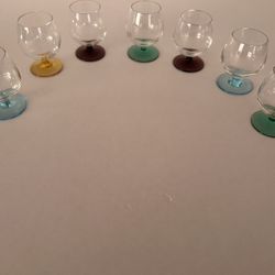 Vintage cordial , Shot, snifter glasses