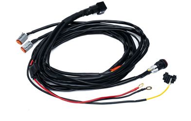 Baja Designs SQUADRON 2.0 4-PIN DEUTSCH 2-LIGHT HARNESS - UNIVERSAL