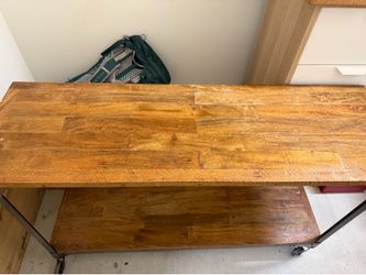 World Market: Industrial Wood and Metal Console Table - Industrial -