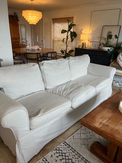 Cream IKEA couch