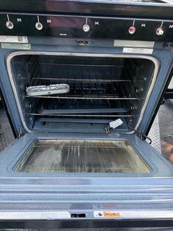 Black Electric Range Oven with Stovetop