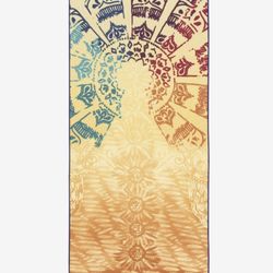 Manduka Yogitoes Yellow Chakra Towel 71" Hot Yoga Towel