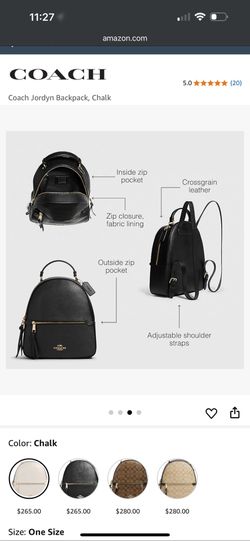 Coach Jordyn Backpack in Chalk LIKE NEW for Sale in Mesa, AZ - OfferUp Coach Jordyn Backpack in Chalk LIKE NEW for Sale in Mesa, AZ - OfferUp